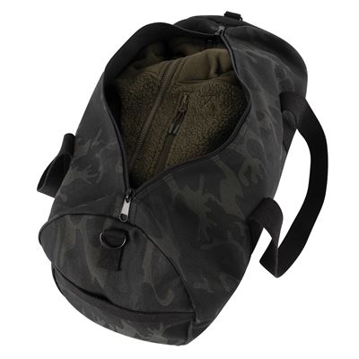 Taška cez rameno VALEC 48 x 23 cm bavlnená MIDNIGHT BLACK CAMO