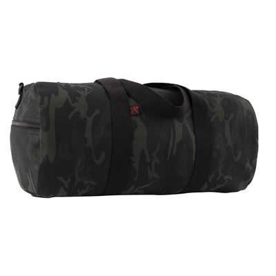 Taška cez rameno VALEC 48 x 23 cm bavlnená MIDNIGHT BLACK CAMO