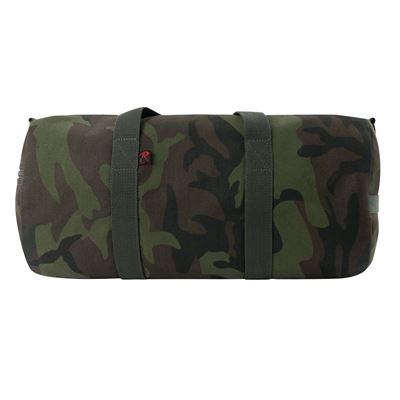 Taška cez rameno VALEC 48 x 23 cm bavlnená MIDNIGHT WOODLAND CAMO