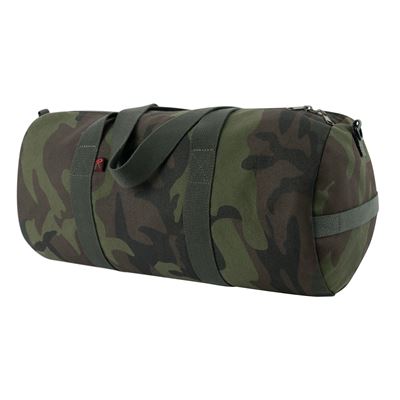 Taška cez rameno VALEC 48 x 23 cm bavlnená MIDNIGHT WOODLAND CAMO