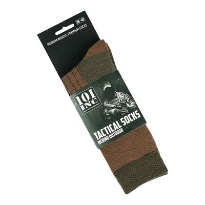 Vonkajšie ponožky MERINO BROWN GREEN