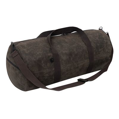 Taška WAXED DUFFLE BAG cez rameno 24" BROWN ROTHCO 2417BR 2