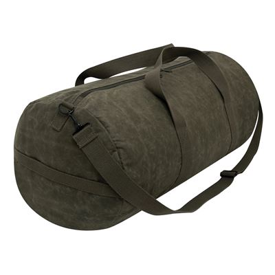 Taška WAXED DUFFLE BAG cez rameno 24" ZELENÁ ROTHCO 2417OD 3