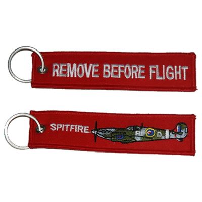 Kľúčenka REMOVE BEFORE FLIGHT/SPITFIRE