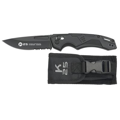 Nôž zatvárací 25245 s puzdrom ČIERNY