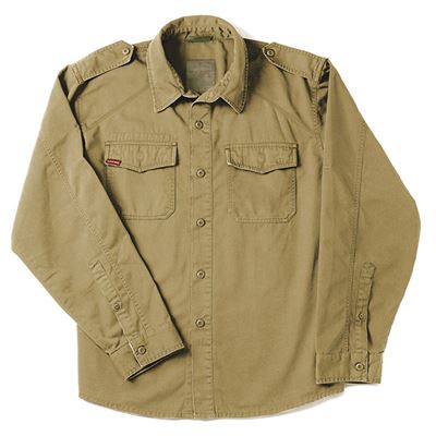 Košeľa VINTAGE FATIGUE KHAKI