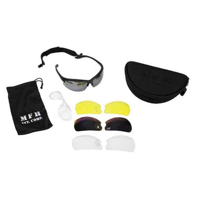 Okuliare slnečné STRIKE orámovanie ČIERNE MFH 25813 2