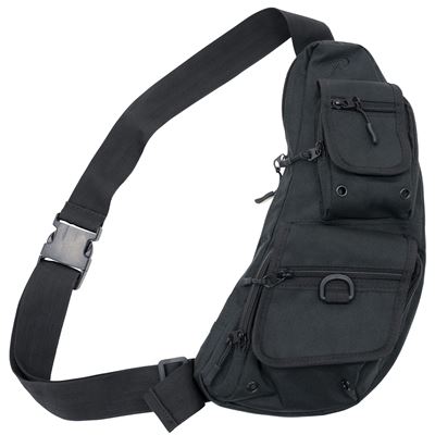 Taška CROSSBODY cez rameno ČIERNA