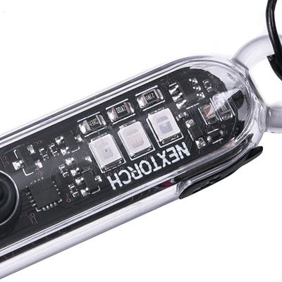 Svietidlo K40 multifunkčné 3 farby svetla + UV NEXTORCH K40-365UV 2