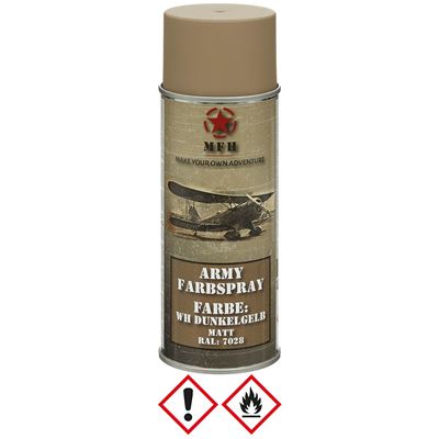 ARMY sprejová farba 400 ml WH DUNKELGELB