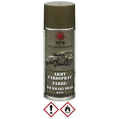 Farba ARMY maskovacia v spreji 400ml MATT WH KHAKI DRAB