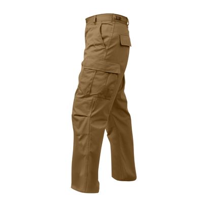 Nohavice BDU RELAXED ZIPPER FLY COYOTE BROWN