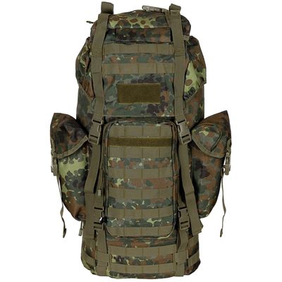 Ruksak bojový MOLLE 65 l polstrovaný + ALU výstuha FLECKTARN MFH 30250V 2