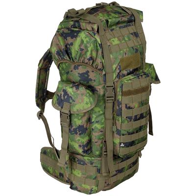 Ruksak bojový MOLLE 65 l polstrovaný + ALU výstuha M05 tarn