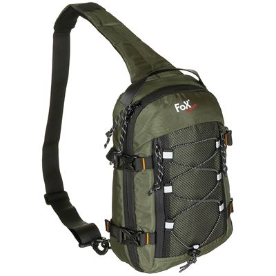 Batoh COMPACT SLING cez jedno rameno ZELENÝ