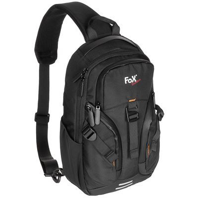 Batoh TRAVEL SLING cez jedno rameno ČIERNY
