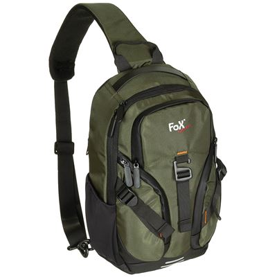 Batoh TRAVEL SLING cez jedno rameno ZELENÝ
