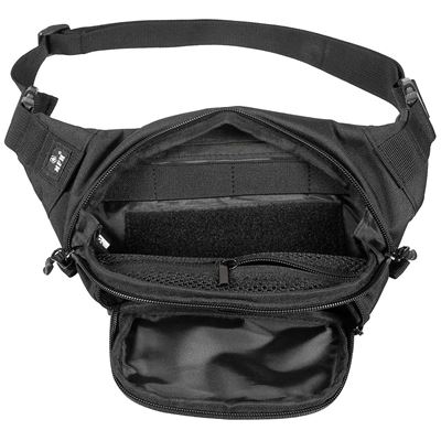 TACTICAL oblička s panelom VELCRO ČIERNÁ
