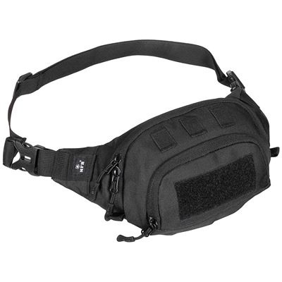 TACTICAL oblička s panelom VELCRO ČIERNÁ