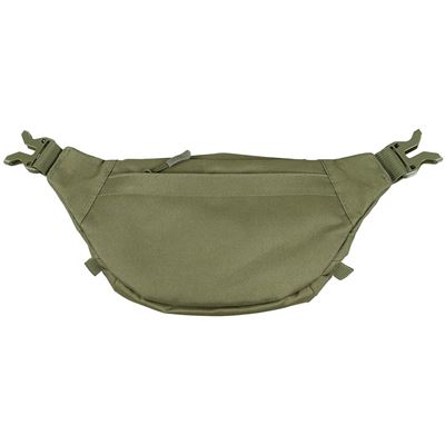 TACTICAL oblička s panelom VELCRO ZELENÁ