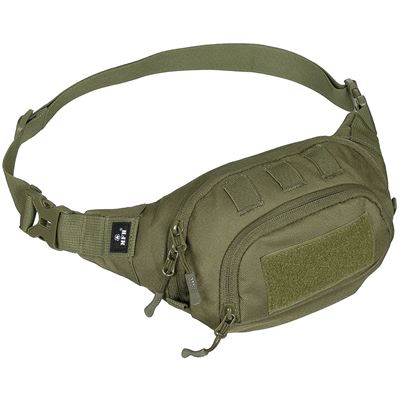 TACTICAL oblička s panelom VELCRO ZELENÁ