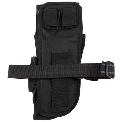 Puzdro na zbraň Tactical pravé stehenné ČIERNE