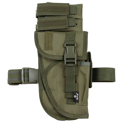 Puzdro na zbraň Tactical pravé stehenné ZELENÉ