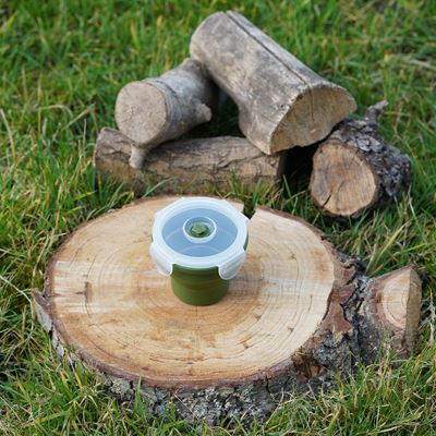 Skladací hrnček s viečkom ZELENÝ FOSCO 311051 3