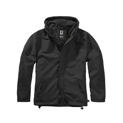 Bunda vetrovka FRONTZIP WINDBREAKER ČIERNA