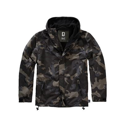 Bunda vetrovka FRONTZIP WINDBREAKER DARK CAMO