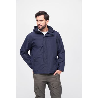 Bunda vetrovka FRONTZIP WINDBREAKER MODRÁ BRANDIT 3167-8 3