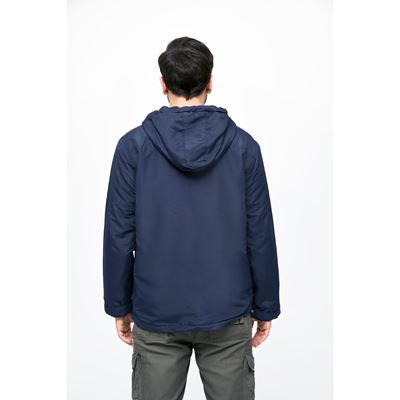 Bunda vetrovka FRONTZIP WINDBREAKER MODRÁ BRANDIT 3167-8 4