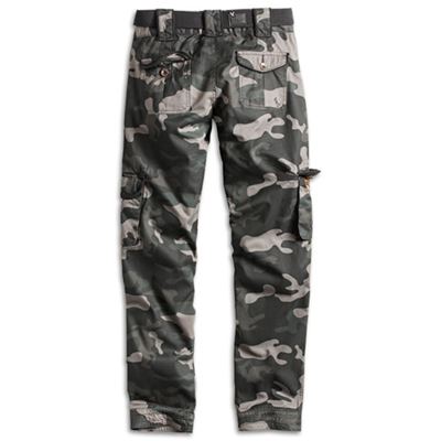 Nohavice dámske PREMIUM SLIMMY BLACK CAMO