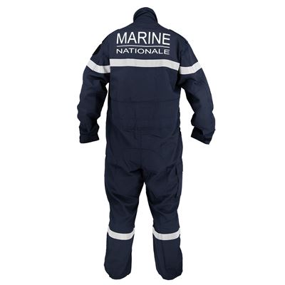 Kombinéza MARINE NATIONALE s reflexnými pruhmi MODRÁ
