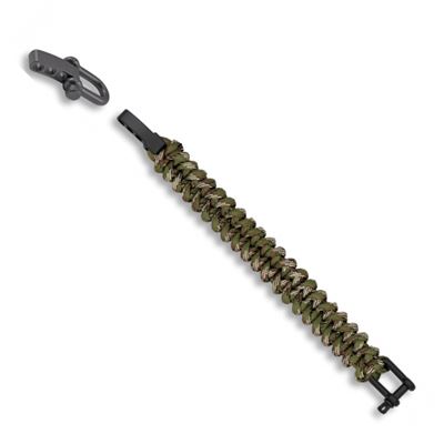 Náramok PARACORD s nastaviteľnou prackou CAMO