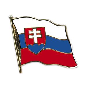 Odznak vlajka SLOVENSKO vlajúca