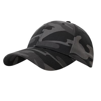Čiapka BASEBALL BLACK CAMO