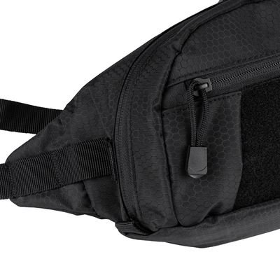 Bedrová taška HEXAGON FANNY so suchým zipsom ČIERNA 101INC 359397-BLK 5