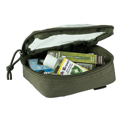 Puzdro HEXAGON ORGANIZER priehľadné malé ZELENÉ 101INC 359583-GR 5