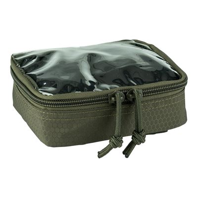 Puzdro HEXAGON ORGANIZER priehľadné malé ZELENÉ