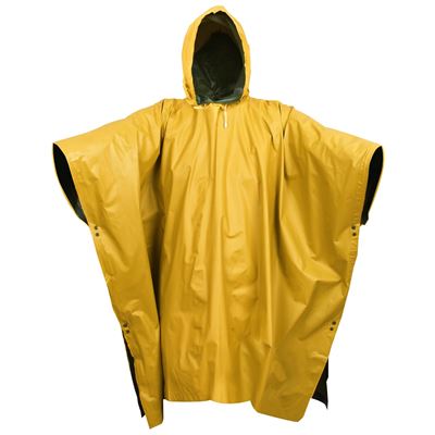 Pončo obojstranné PVC OLIV/ŽLTÉ 130 x 200 cm ROTHCO 3634 2