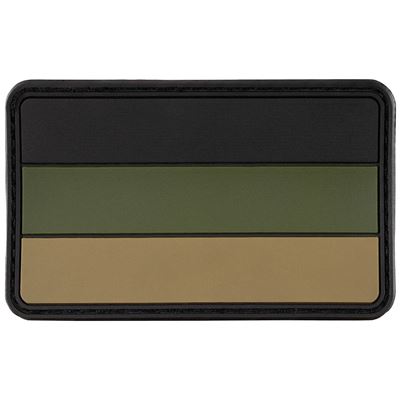 Nášivka vlajka NEMECKO velcro plastová ZELENÁ
