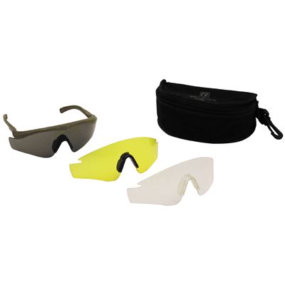Taktické okuliare REVISION Sawfly Z87 s tromi sklami, COYOTE rám, použité