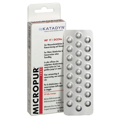 Tablety Katadyn proe dezinfekci vody MICROPUR FORTE MF 1T 50 tabliet