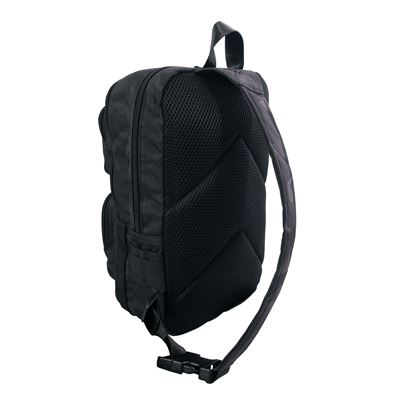 Batoh TACTICAL TRAVELER cez rameno MIDNIGHT BLACK CAMO