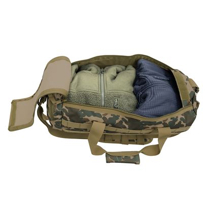 Taška TACTICAL TRAVELER 19" cez rameno FRED BEAR CAMO