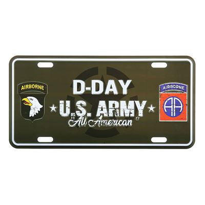 Ceduľa plechová D-DAY U.S. ARMY