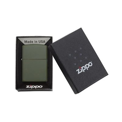 Zapaľovač ZIPPO benzínový ZELENÝ MATNÝ