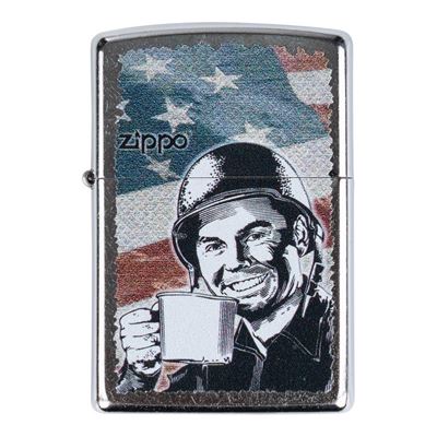 Zapaľovač ZIPPO G.I JOE COFFEE benzínový