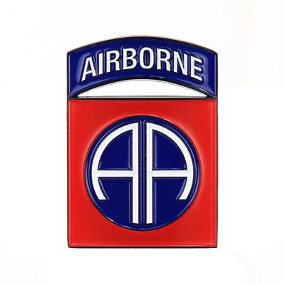 Znak kovový US 82nd Airborne Division so samolepou